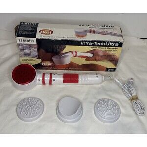 Homedics Massager Infra-Tech Ultra Infrared Heated Model QB-60 Vintage Tested